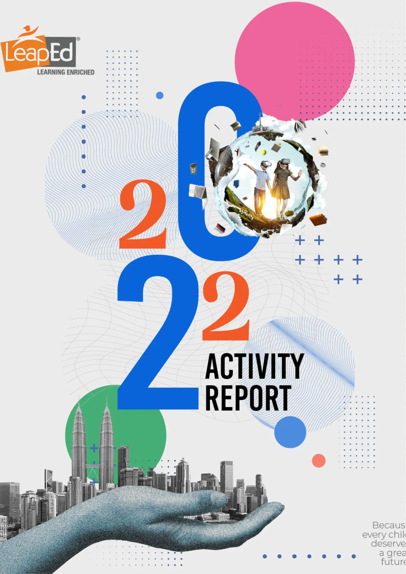 Cover of the LeapEd Activity Report 2022