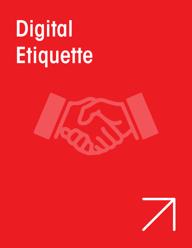 Digital etiquette